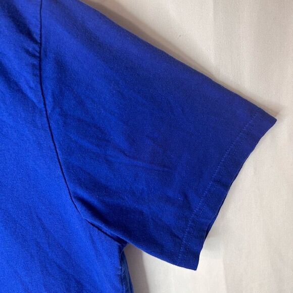 Levi's Men’s Chenille Patch Logo Royal Blue T-Shirt Tee 100% Cotton Size M - Picture 12 of 12